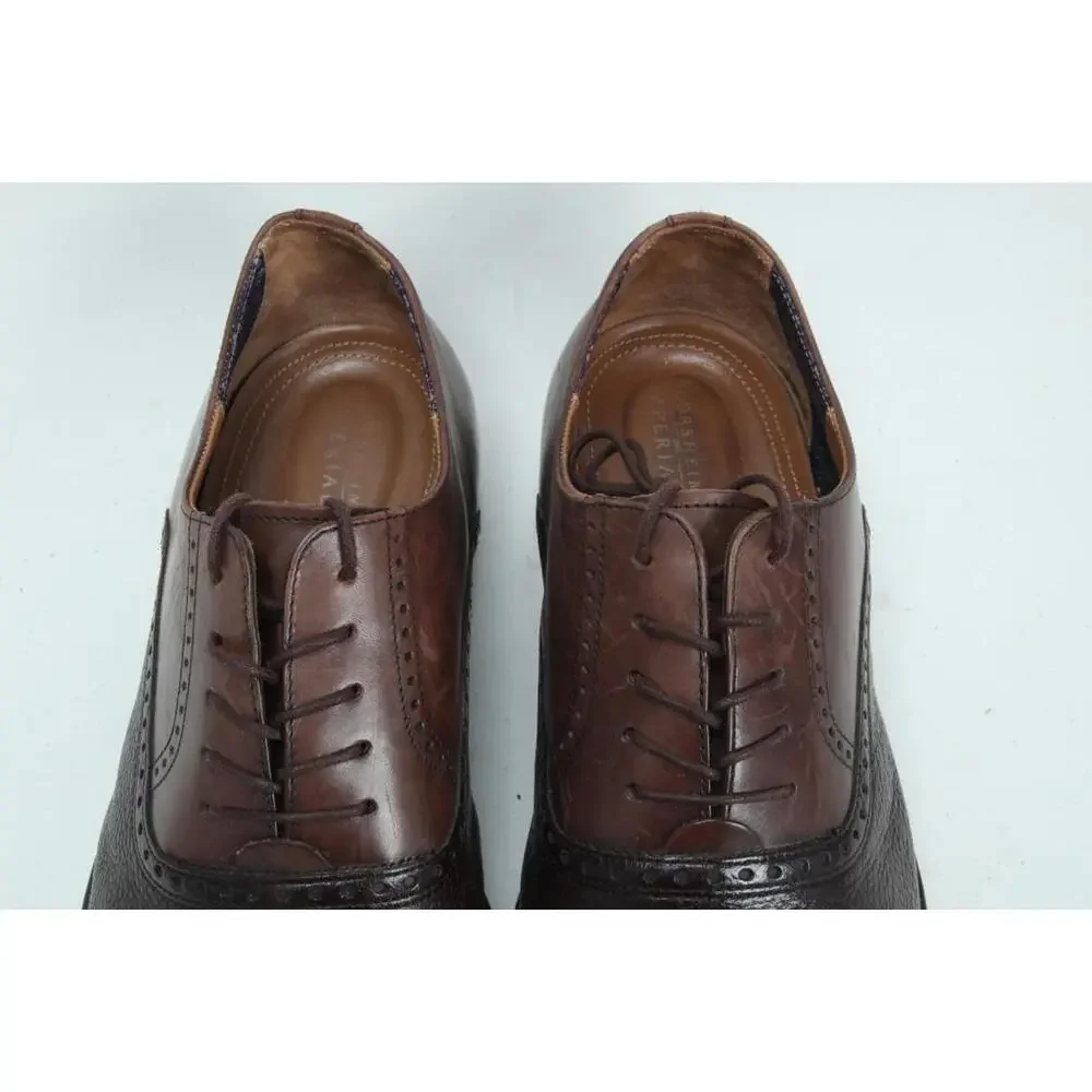 Florsheim Imperial Wingtip Oxfords Leather Mens Shoes Sz 10 EEE